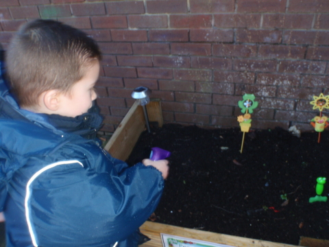 Outdoor play at our Liverpool Day Nursery
